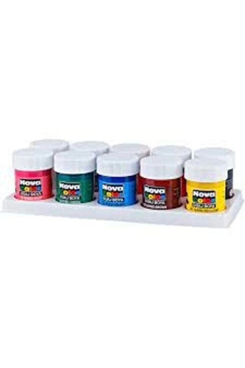 nova color GUAJ BOYA ŞİŞE 10 LU