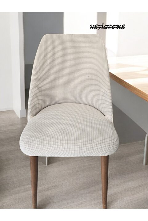 NEFİS HOME buyok Oval Sandalye Kılıfı ,sandalye Örtüsü likrali ,yıkanabılır,lastıklı 1 Adet
