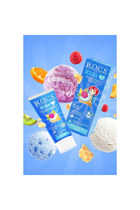 R.O.C.S. Rocs Kids 3-7 Yaş Meyve Külahı Diş Macunu 35 ml
