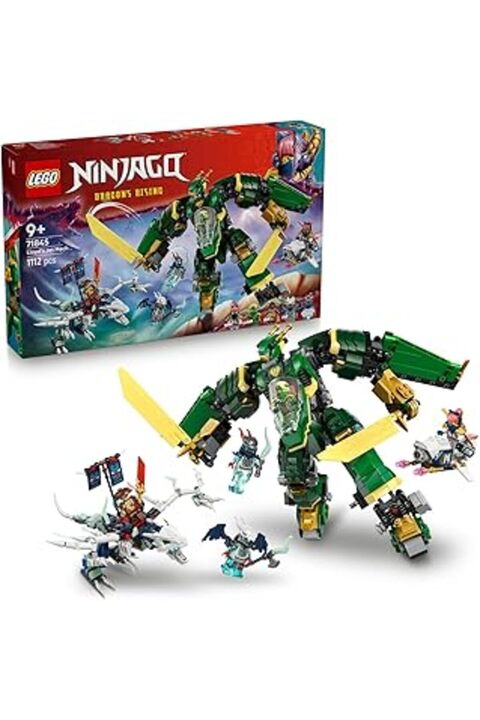 SanalAMCA Store Ninjago Lloyd’Un Jet Robotu 71845-9 Yaş Ve Üzeri Ninja Tutkunu Çocuklar Için 5 Minifigür Ve Ejderha