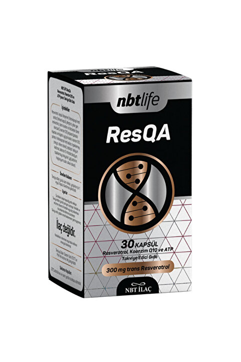 NBT Life ResQa Resveratrol ve Koenzim Q10 30 Kapsül