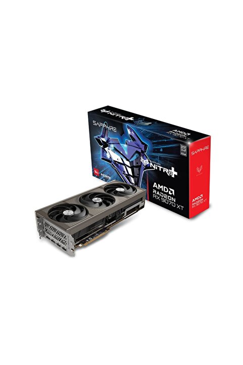 SAPPHIRE Radeon RX9070 XT NITRO+ 16GB GDDR6 256Bit RDNA 4, FSR 4 AMD Ekran Kartı-11348-01-20G