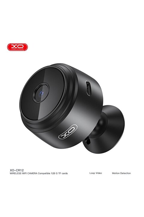 Xo CR12 Mini Kablosuz WiFi Kamera Net Görüntüleme ile Kompakt Gözetimli Mekan Kamerası