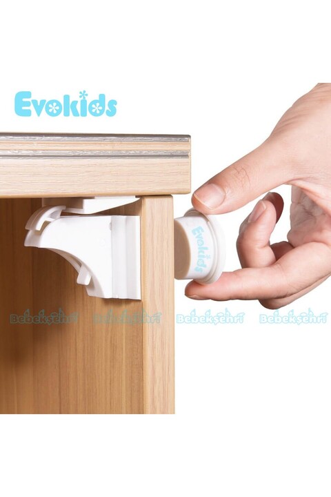 Evokids Manyetik Mıknatıslı Çocuk Dolap Kilidi (4 Adet)