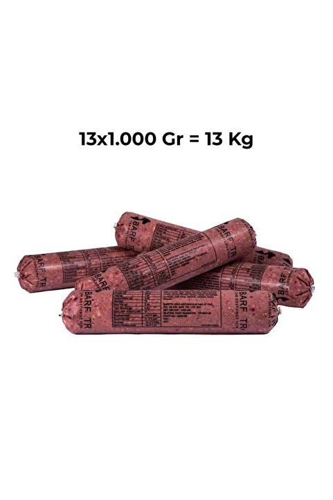 BARFTR Mix Barf 13 kg Aç Bitir Paket Köpek Maması