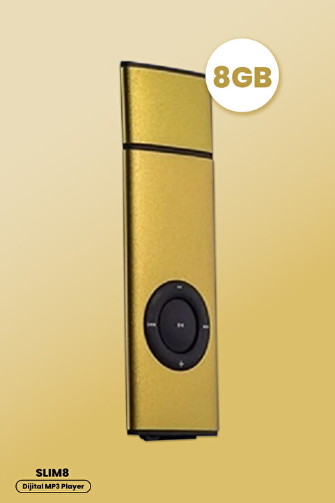 GoldMaster Slim 8 8 GB Hafızalı Dijital MP3 Player