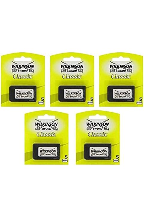 Genel Markalar Sword Klasik 5'li Yaprak Tıraş Bıçağı Yedeği 5 Paket 5 Paket (5 x 0.400 g)