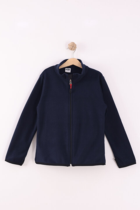 monox Çocuk Unisex Parmak Geçmeli Polar Ceket