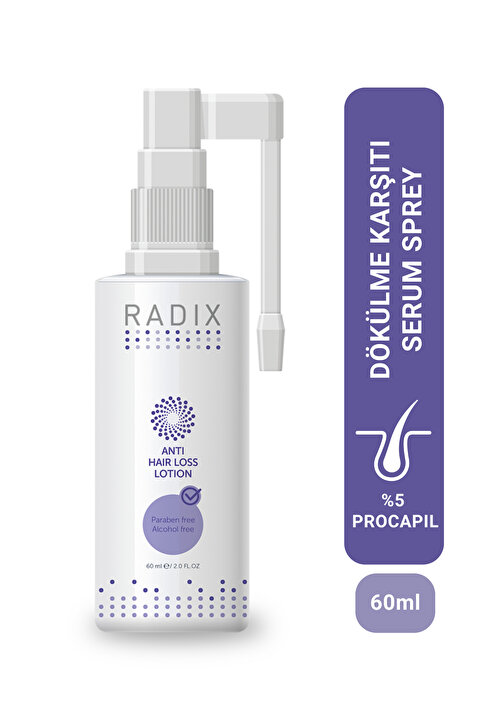 Radix Saç Dökülmesine Karşı Serum Sprey (%5 Procapil) - Anti Hair Loss Lotion 60ML