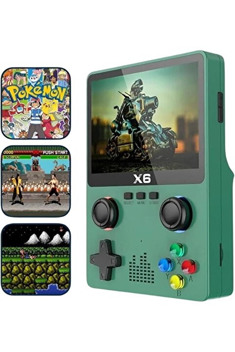 Genel Markalar Konsolu YeniNesil El Atarisi 10.000 Adet Nostalji Oyun 3.5inç IPSEkran Mp3/Mp4/Video Gamepad
