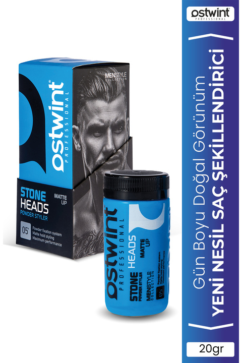 Ostwint Mavi Stone Matte Saç Şekillendirici Toz Wax 20 Ml