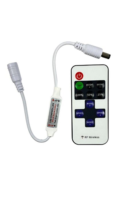DORA LED RF Uzaktan Kumandalı Şerit Led Dimmer LED Işık Kontrolü 12V/24V