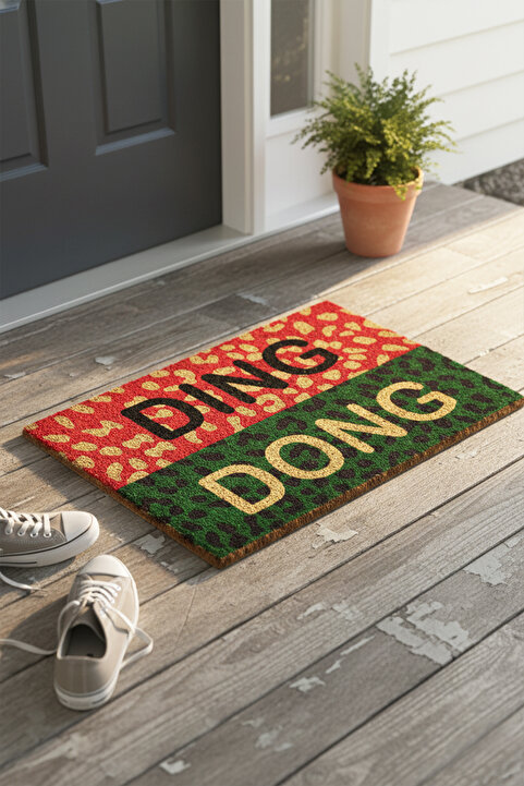 Chilai Home Coco Lording 40X60 cm Doğal Koko Kıl Paspas,hindistan Naturel Kapı Önü Paspası