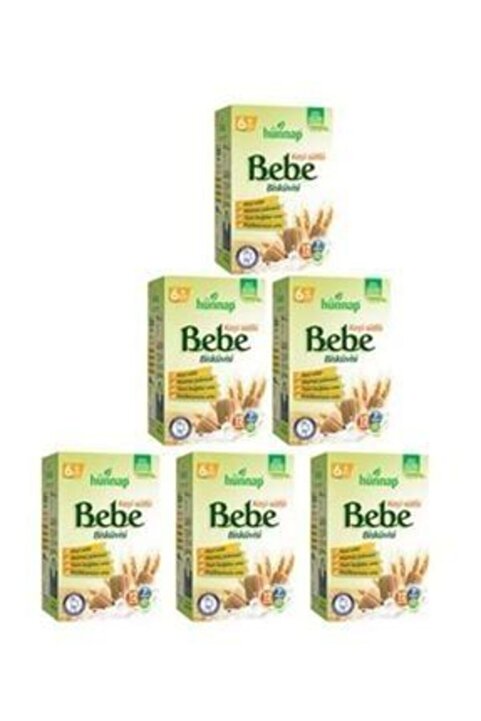 Hünnap Keçi Sütlü Bebek Bisküvisi 400 Gr x 6 Adet