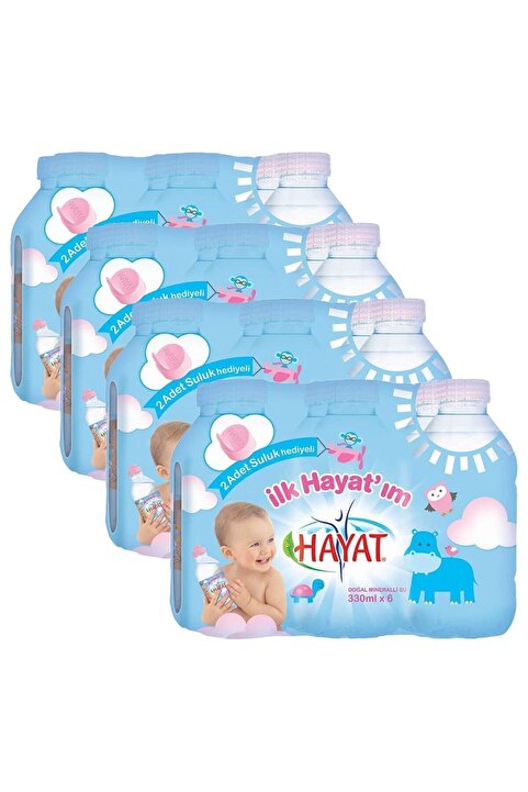 Hayat DOĞAL MİNERALLİ BEBEK SUYU 330 ML 24 ADET