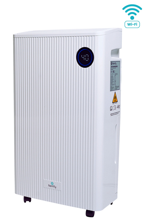 Nemfly FLY25 (Hepa Filtre + Wi-fi + ION) Ev Tipi Nem Alma ve Hava Temizleme Cihazı