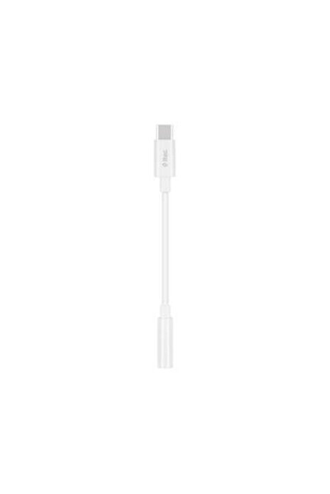 Ttec Aux Adaptörü, USB-C, 11 cm, 3.5 mm Konnektör, Beyaz