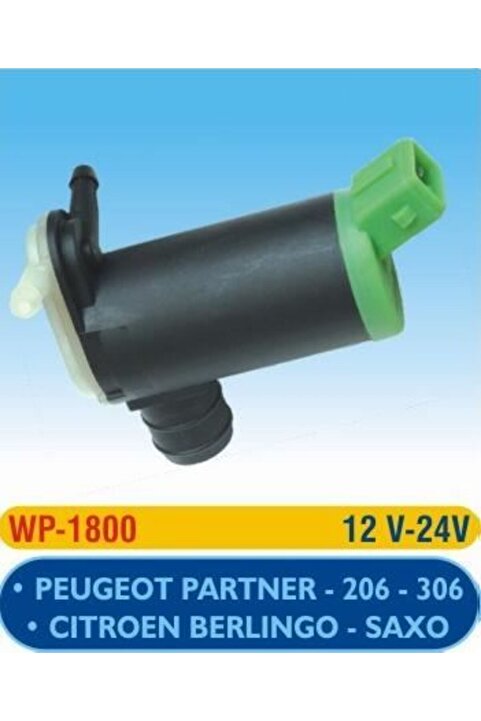 Genel Markalar Su Fıskiye Motoru Peugeot Çift Çıkış Partner-Berlıngo-206-306-Saxo (1 Ad )