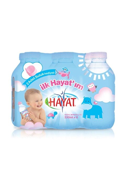Hayat DOĞAL MİNERALLİ BEBEK SUYU 330 ML 6 ADET