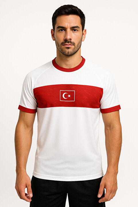 BB Spor Kırmızı Beyaz Milli Takım Konsept Forma