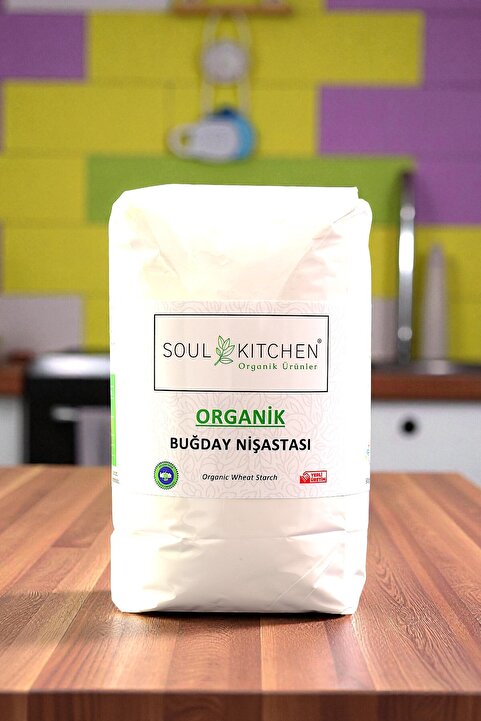 Soul Kitchen Organik Ürünler Organik Buğday Nişastası Katkısız 500 g