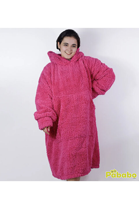 Pababo Welsoft Peluş Polar Giyilebilir Battaniye Pijama