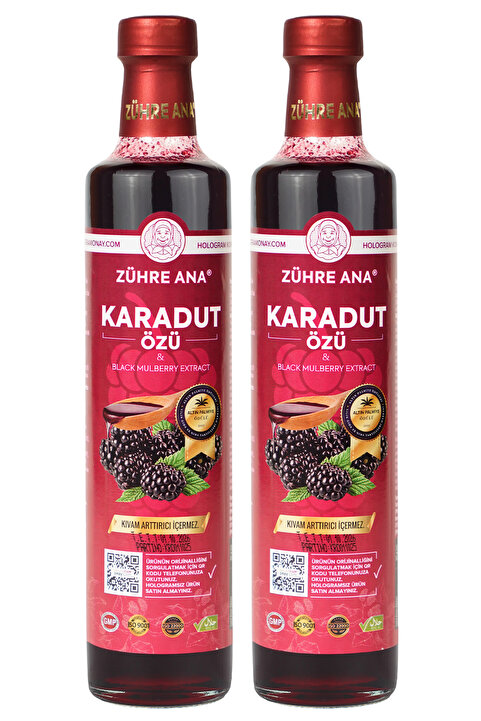 Zühre Ana Karadut Özü 2 Adet 670 gr