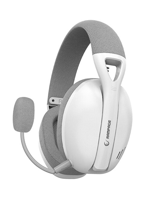 Rampage Crack H11 Beyaz 2.4ghz Usb + Bluetooth Kablosuz Mikrofonlu Profesyonel Gaming Oyuncu Kulaklığı 7.1