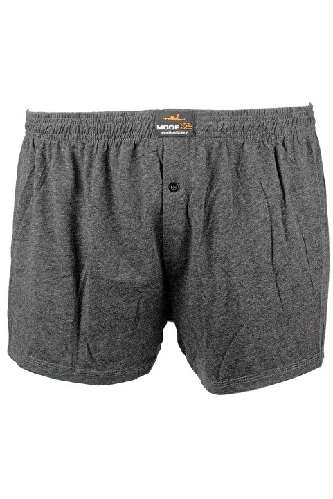 Modexl Mode Xl Büyük Beden Erkek Boxer Penye 6360 Antramelanj