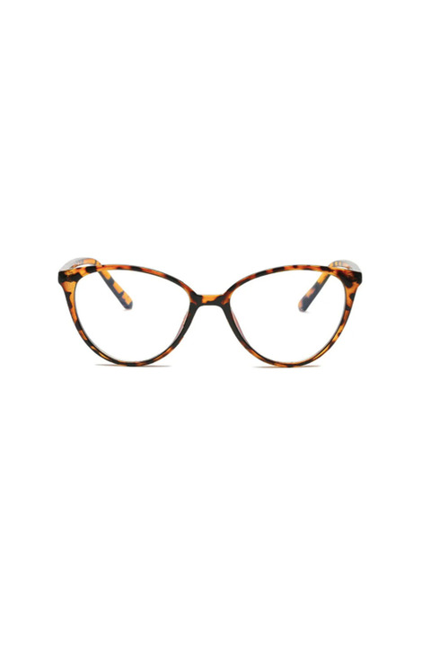 Toz Vintage Lumis Leopar Kedi Mavi Işık Korumalı Gözlük