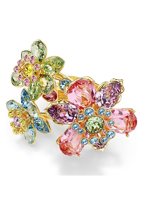 POSEİDONS JEWELLERY Renkli Çiçek SWA Idyllia Tarz Yüzük