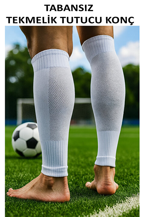 GAZELMANYA Tabansız Futbol Çorabı Tozluk Futbolcu Tozluğu Tabansız Tekmelik Tutucu Futbol Çorabı Sporcu Tozluğu