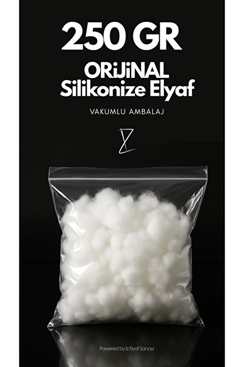 İzgi Concept 250gr Silikonize Elyaf | Yastık, Oyuncak, Tavan Bulut Yapımı Için | Ultra Yumuşak | İthal