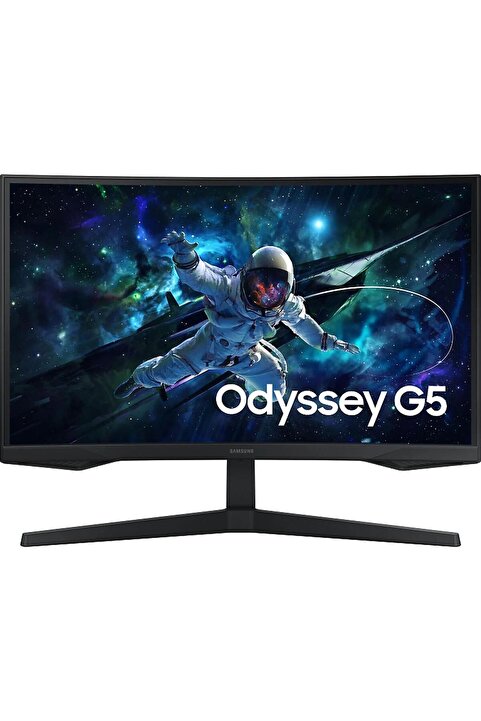 Samsung 27" Odyssey G5 G55C LS27CG552EUXUF 1ms 165Hz (Hdmı+Dp) Qhd Curved Gaming Monitör
