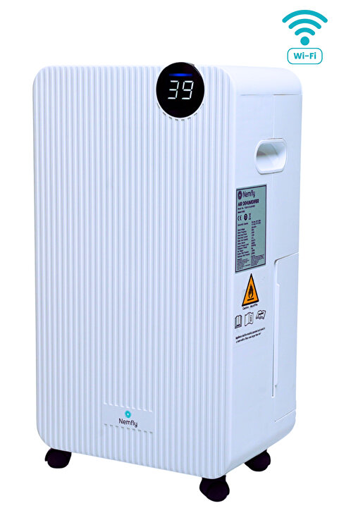 Nemfly FLY10 Akıllı ( Wi-Fi + ION ) Ev Tipi Nem Alma ve Hava Temizleme Cihazı