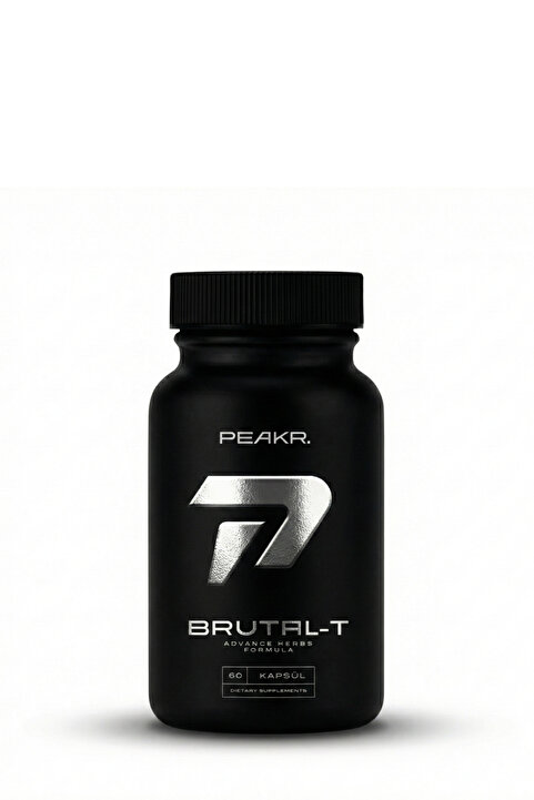 PEAKRTRIBE Brutal-T | Shilajit - Tribulus - Ferula - Maca - Taurin - Kordiseps İçeren Takviye Edici Gıda