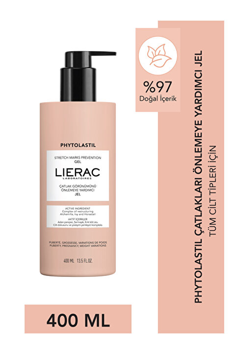 Lierac Phytolastil Çatlak Önleyici Yardımcı Jel 400ml – Hamilelik Ve Kiloya Bağlı Çatlak Bakımı