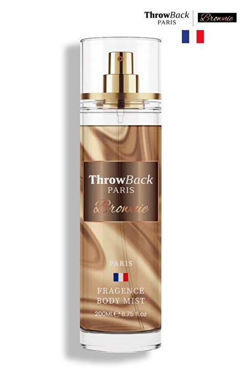 ThrowBack Parıs Brownie Premium Body Mist Kadın Vücut Sprey 200 ml
