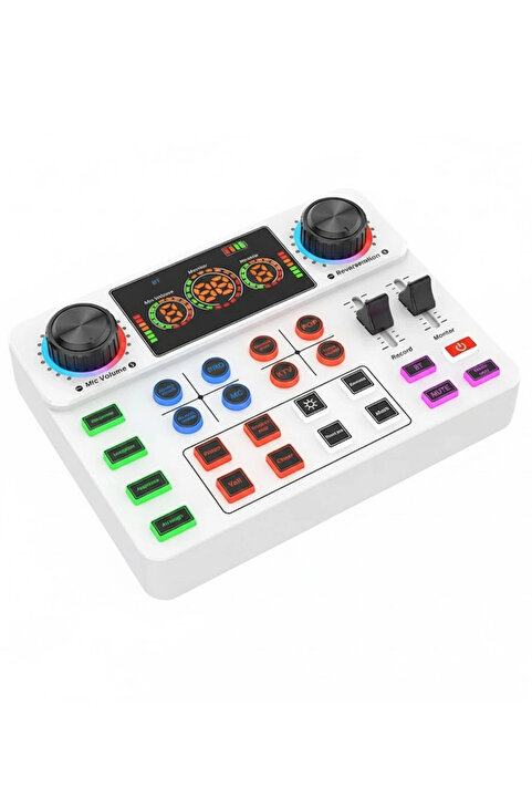Blackbird Game Center Blic Pro+ KSA2 Beyaz Live Stream Sound Card | Profesyonel Canlı Yayın Ses Kartı