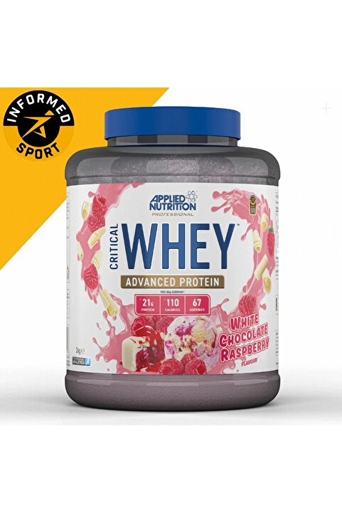 applied nutrition Critical Whey Beyaz Çikolata Ahududu Aromalı 2Kg Kas Gelişimi Yüksek Destekleyici