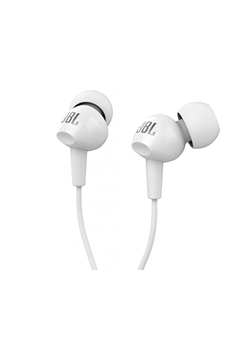 JBL C100SI Mikrofonlu Kablolu Kulak İçi Kulaklık - Beyaz