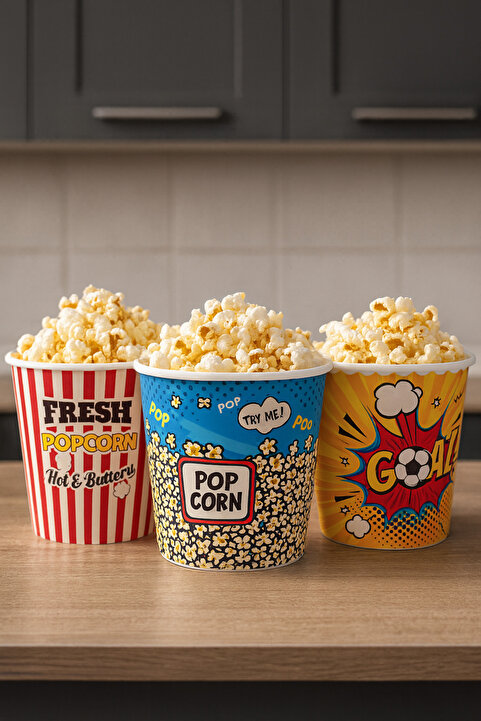Funny Life Popcorn Mısır Kutusu ( Mısır , Cips Kutusu ) 1 ADET