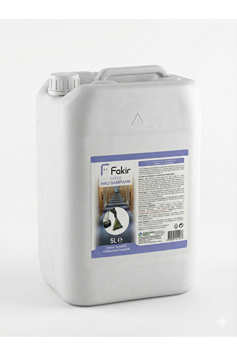Fakir Makine Halı Şampuanı 5 Litre - Tüm Makinelere Uygun Halı Yıkama Deterjanı - Üstün Leke Çıkarma