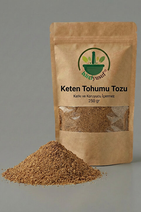 ixirciyusuf Keten Tohumu Tozu (Öğütülmüş Keten Tohumu – Flaxseed Powder – Ground Flaxseed) Doğal 250 g
