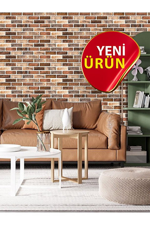 Bien Home 70x70 Cm 0,50M² Renkli 3d Dekoratif Kendinden Yapışkanlı Esnek Duvar Kağıdı Kaplama Paneli Köpük