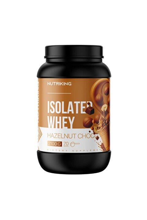 Nutriking Whey Isolate Protein 2000 Gr 66 Servis Çikolata Fındık