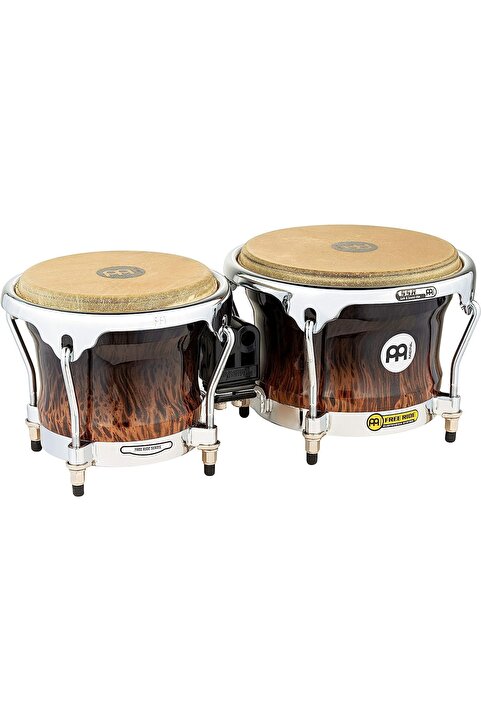 MEINL FWB400BB Free Ride Series 7''/ 8.5'' Bongo Set (Brown Burl)