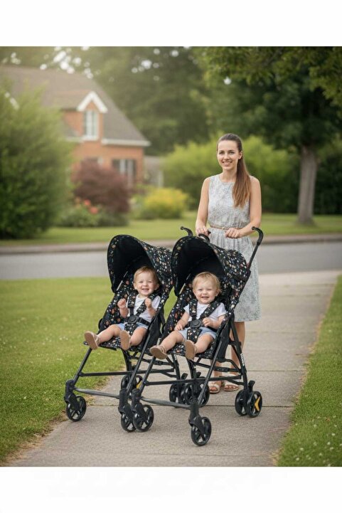 Maxi Taxi  Cosmos Twin İkiz Baston Bebek Arabası