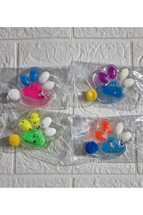 NEBİL HOME Kedi patisi taba sukuşi squishy stres oyuncağı yumuşacık jel oyuncak skuşi