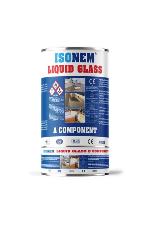 Isonem LiQuid Glass Şeffaf Parlak Su İzolasyonu 4 Kg
